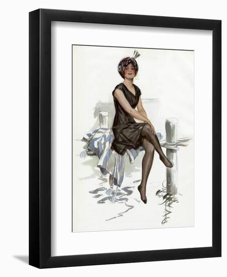 Bathing Beauty American-Harrison Fisher-Framed Art Print