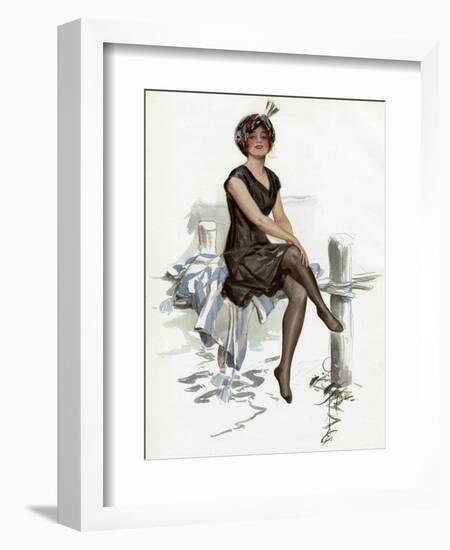 Bathing Beauty American-Harrison Fisher-Framed Art Print