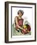 "Bathing Beauty and Beach Ball,"August 7, 1926-Ellen Pyle-Framed Giclee Print