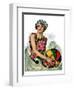 "Bathing Beauty and Beach Ball,"August 7, 1926-Ellen Pyle-Framed Giclee Print