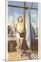 Bathing Beauty and Sailfish, Stuart, Florida-null-Mounted Art Print