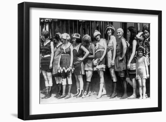 Bathing Beauty Contest-null-Framed Premium Giclee Print