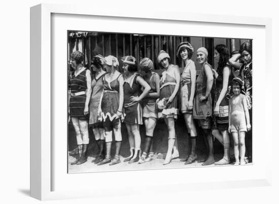 Bathing Beauty Contest-null-Framed Art Print