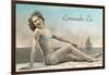 Bathing Beauty, Coronado, San Diego, California-null-Framed Art Print