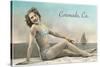 Bathing Beauty, Coronado, San Diego, California-null-Stretched Canvas