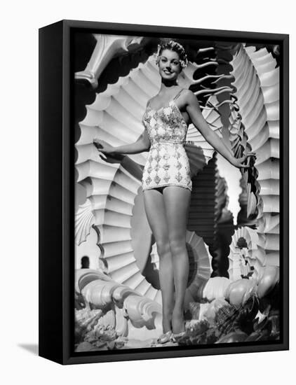 Bathing Beauty, Esther Williams, 1944-null-Framed Stretched Canvas