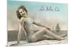 Bathing Beauty, La Jolla, California-null-Mounted Premium Giclee Print