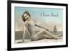 Bathing Beauty on Ocean Beach, San Diego, California-null-Framed Premium Giclee Print