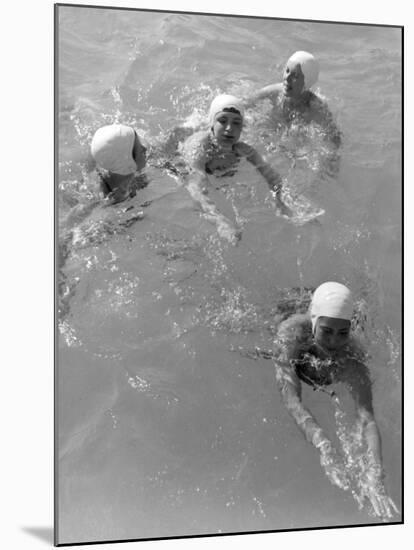 Bathing Belles-null-Mounted Photographic Print