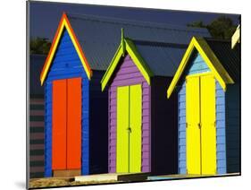 Bathing Boxes, Middle Brighton Beach, Melbourne, Victoria, Australia-David Wall-Mounted Premium Photographic Print