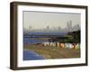 Bathing Boxes, Middle Brighton Beach, Melbourne, Victoria, Australia-David Wall-Framed Photographic Print