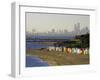 Bathing Boxes, Middle Brighton Beach, Melbourne, Victoria, Australia-David Wall-Framed Photographic Print