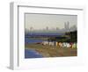 Bathing Boxes, Middle Brighton Beach, Melbourne, Victoria, Australia-David Wall-Framed Photographic Print