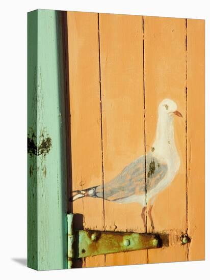 Bathing Boxes, Middle Brighton Beach, Port Phillip Bay, Melbourne, Victoria, Australia-David Wall-Stretched Canvas