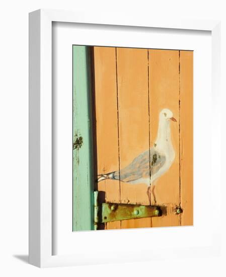 Bathing Boxes, Middle Brighton Beach, Port Phillip Bay, Melbourne, Victoria, Australia-David Wall-Framed Photographic Print