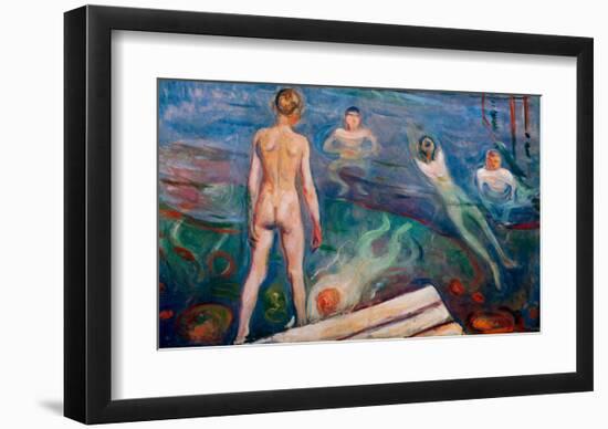 Bathing Boys, 1895-Edvard Munch-Framed Giclee Print