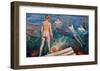 Bathing Boys, 1895-Edvard Munch-Framed Giclee Print