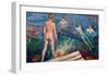 Bathing Boys, 1895-Edvard Munch-Framed Giclee Print