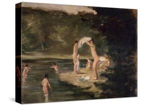 Bathing Boys, 1896-Max Liebermann-Stretched Canvas