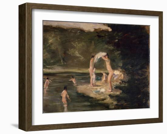Bathing Boys, 1896-Max Liebermann-Framed Giclee Print