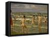 Bathing Boys, 1900-Max Liebermann-Framed Stretched Canvas