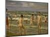 Bathing Boys, 1900-Max Liebermann-Mounted Giclee Print