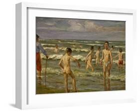 Bathing Boys, 1900-Max Liebermann-Framed Giclee Print