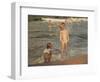Bathing Children at the Beach of Valencia, 1910-Joaquin Sorolla-Framed Giclee Print