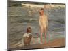 Bathing Children at the Beach of Valencia, 1910-Joaquin Sorolla-Mounted Giclee Print