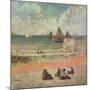 Bathing, Dieppe, 1885-Paul Gauguin-Mounted Giclee Print