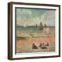 Bathing, Dieppe, 1885-Paul Gauguin-Framed Giclee Print