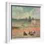 Bathing, Dieppe, 1885-Paul Gauguin-Framed Giclee Print