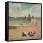 Bathing, Dieppe, 1885-Paul Gauguin-Framed Stretched Canvas