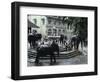 Bathing Elephants in Fountain, Kandy, Sri Lanka-Alain Evrard-Framed Photographic Print