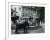 Bathing Elephants in Fountain, Kandy, Sri Lanka-Alain Evrard-Framed Photographic Print