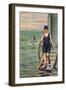 Bathing from a Machine-L Tanqueray-Framed Art Print