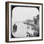 Bathing Ghat at Benares, India, Late 19th or Early 20th Century-null-Framed Photographic Print