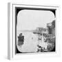 Bathing Ghat at Benares, India, Late 19th or Early 20th Century-null-Framed Photographic Print