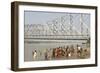 Bathing Ghat on Hooghly River-Tony Waltham-Framed Photographic Print