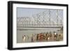 Bathing Ghat on Hooghly River-Tony Waltham-Framed Photographic Print