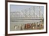 Bathing Ghat on Hooghly River-Tony Waltham-Framed Photographic Print