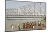 Bathing Ghat on Hooghly River-Tony Waltham-Mounted Photographic Print