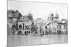 Bathing Ghats, Mathura, India, 1916-1917-null-Mounted Giclee Print