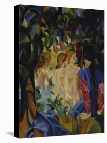 Bathing Girls, 1913-Auguste Macke-Stretched Canvas