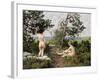 Bathing Girls-Paul Fischer-Framed Giclee Print