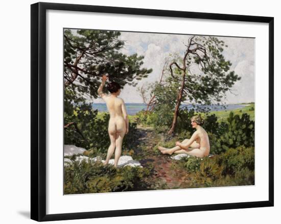 Bathing Girls-Paul Fischer-Framed Giclee Print