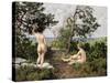 Bathing Girls-Paul Fischer-Stretched Canvas