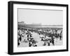 Bathing Hour, Atlantic City, N.J.-null-Framed Photo