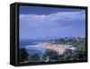 Bathing Huts, Port Phillip Bay, Melbourne, Victoria, Australia-Doug Pearson-Framed Stretched Canvas