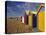 Bathing Huts, Port Phillip Bay, Melbourne, Victoria, Australia-Doug Pearson-Stretched Canvas